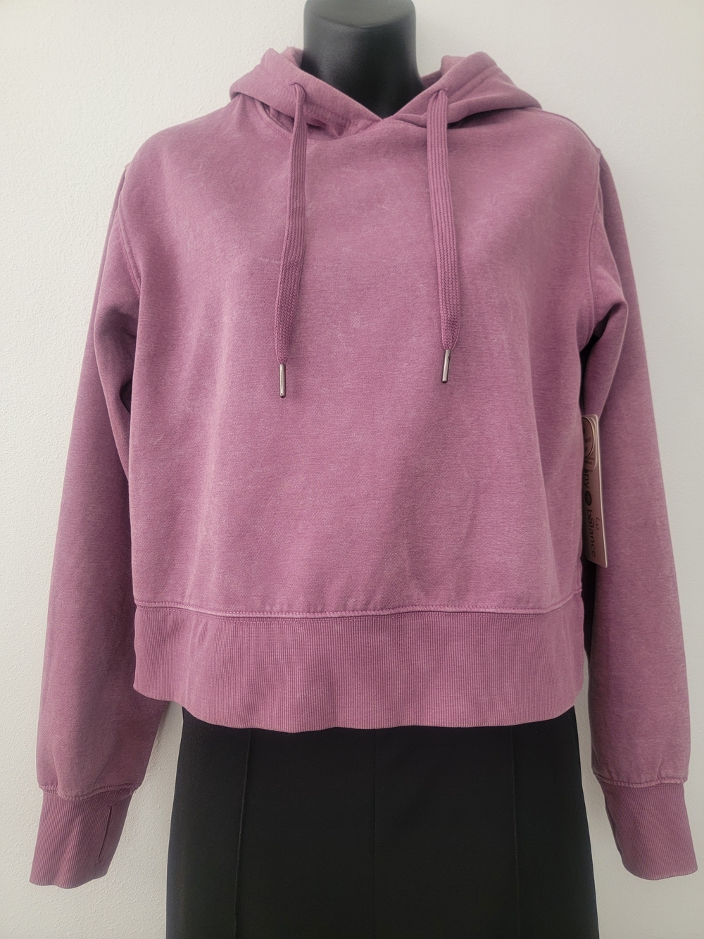 Washed Plum Hoodie Sweatshirt - Women